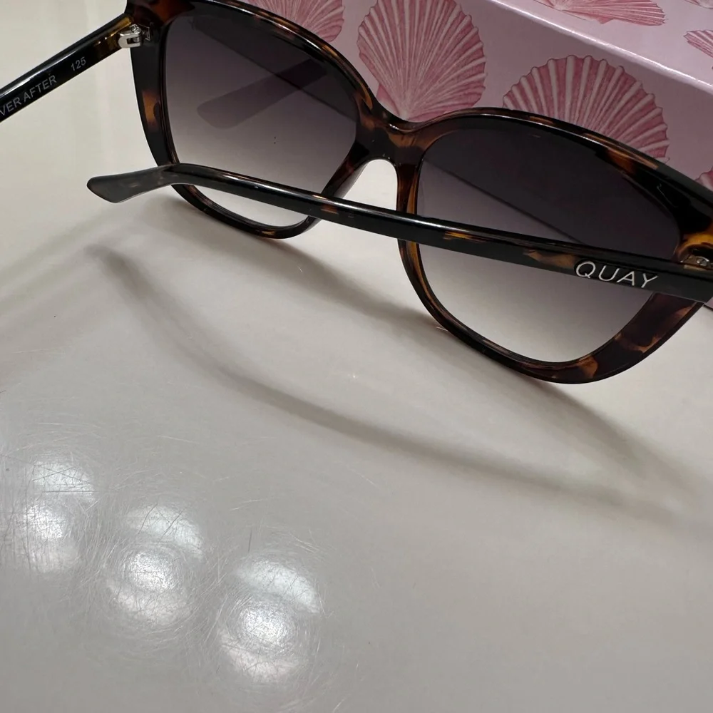 Quay Australia Ever After Tortoise Shell Sunglasses - Picture 5 of 5